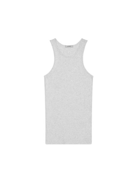 MUSCLE TANK TOP HEATHER GREY