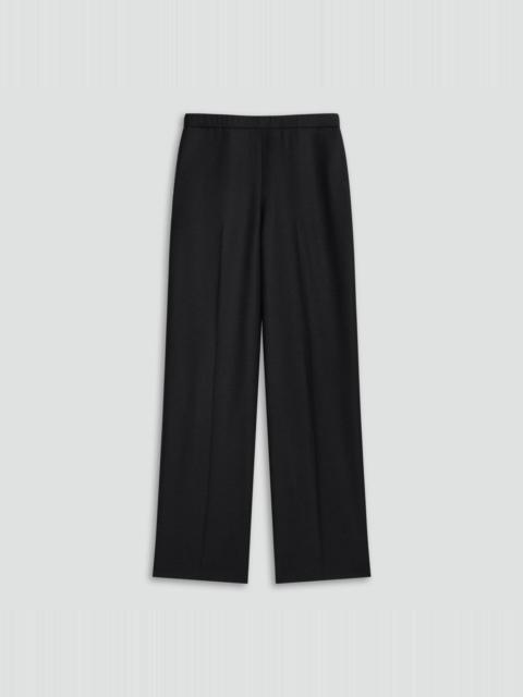 Wide-Leg Pull-On Pant in Sleek Flannel