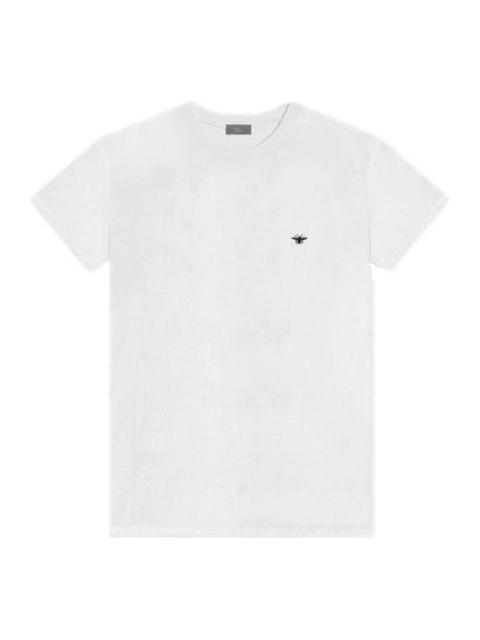 DIOR Black Bee Embroidered Short Sleeve Unisex White 733J603B0446-C089