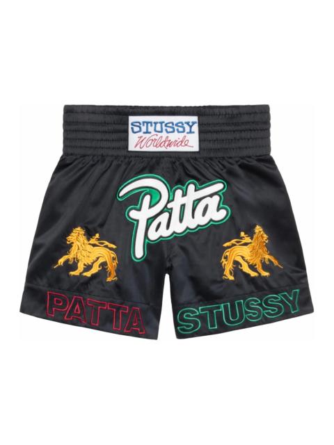 Stussy x Patta Boxing Short Black