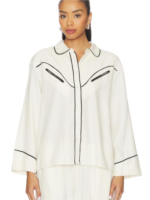 The Flannel Western Pajama Shirt