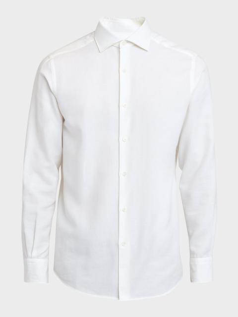 Men's Cotton-Cashmere Cashco Sport Shirt