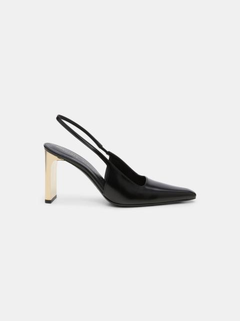 SUBTLE SHINE slingback pump