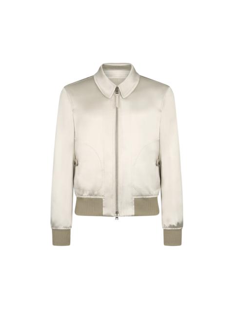 SILK SATIN REVERSIBLE BLOUSON