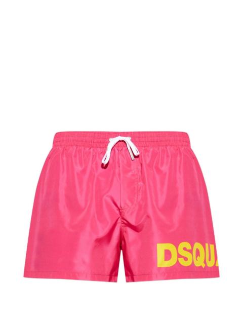 logo swim shorts