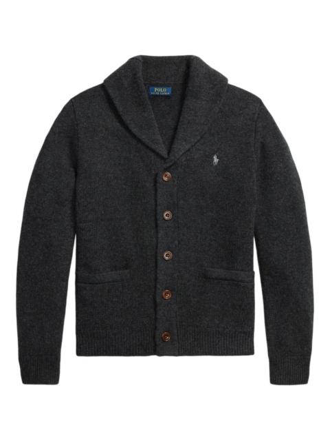 shawl-collar cardigan