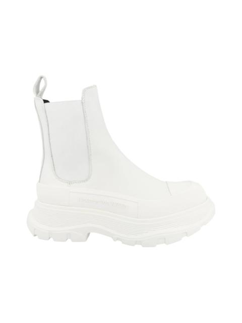 Alexander McQueen Tread Slick Ankle Boots White (Women's)