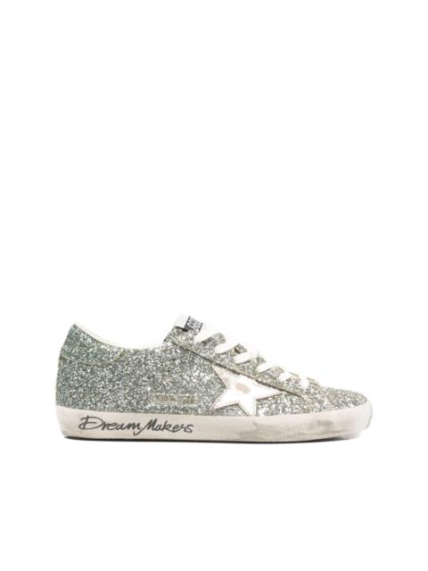 glitter star-detail sneakers