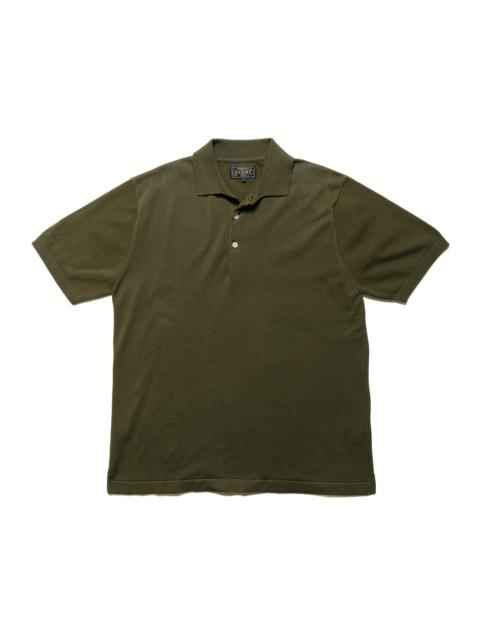 Knit Polo Solid 12G Green