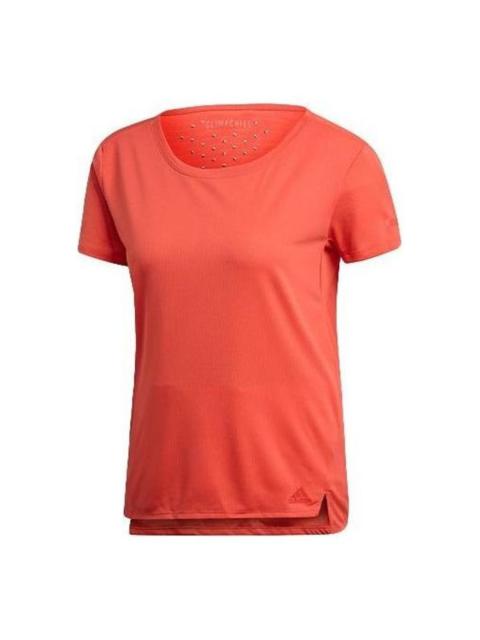 (WMNS) adidas Climachill T-Shirt 'Red' EI6383