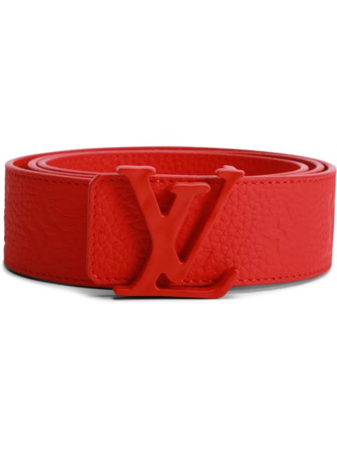 Louis Vuitton Initials Shape Belt Monogram 40MM Red