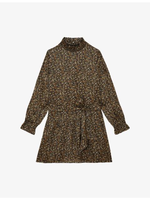 Darci Floral-Print Woven Mini Dress