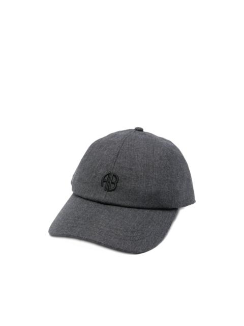 monogram-embroidered baseball cap