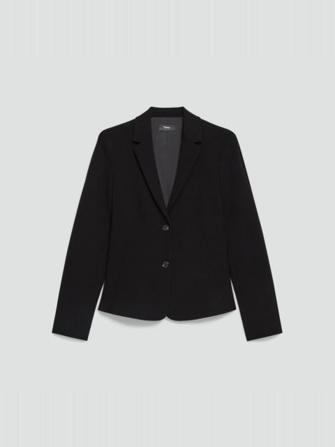 Fitted Blazer in Admiral Crepe