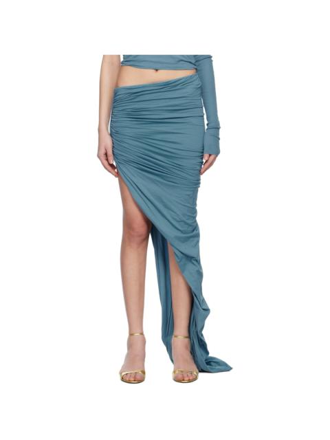 Blue Hollywood Soft Edfu Maxi Skirt