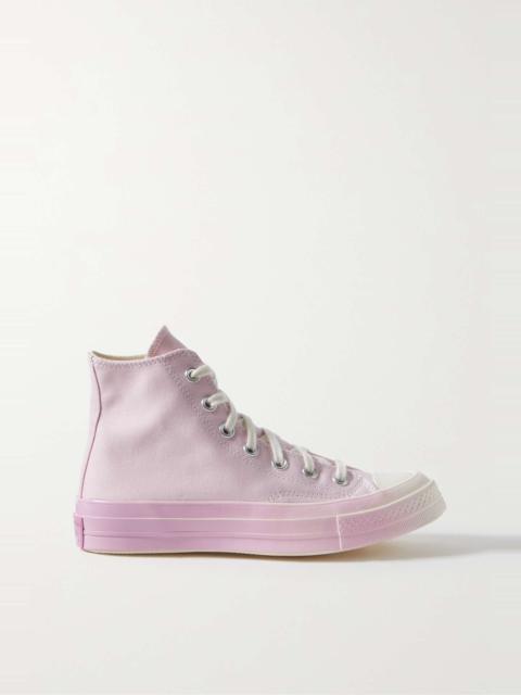 Chuck 70 textured-leather high-top sneakers