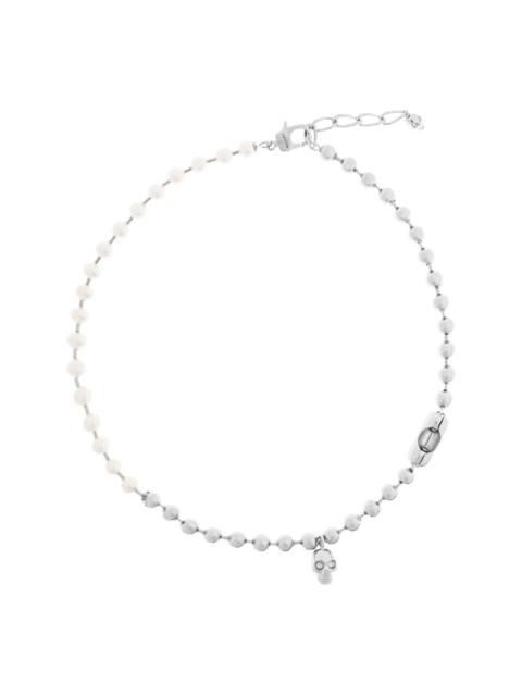 SKULL PEARL NECKLACE