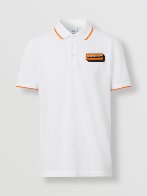 Logo Appliqué Cotton Piqué Polo Shirt