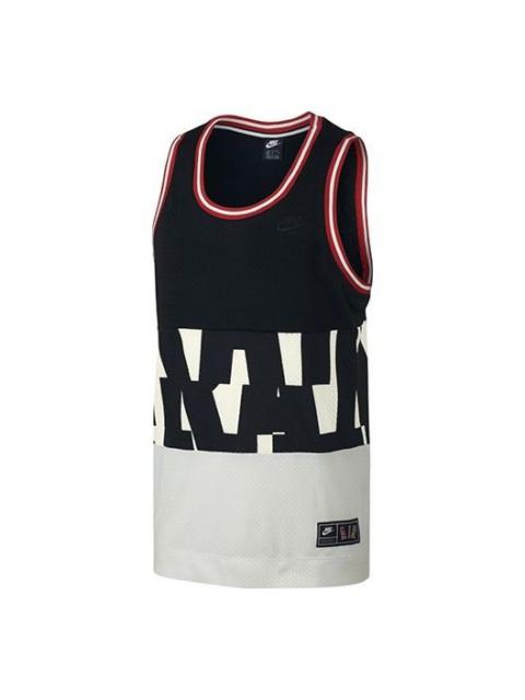 Nike Air Mesh Basketball Sports Top Men Black AR1844-010