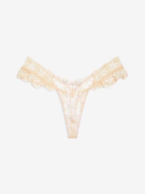 Gilded Lace Thong Panty