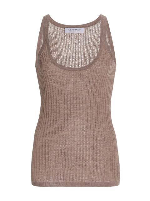 Graham Pointelle Tank in Silk Cashmere