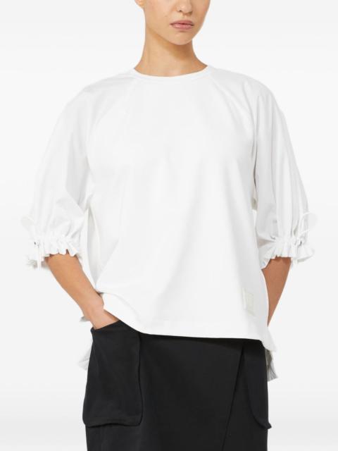 ruffled-sleeve top
