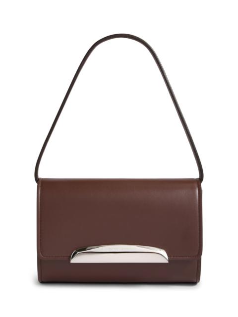 The Louise Pochette Bag in Leather brown