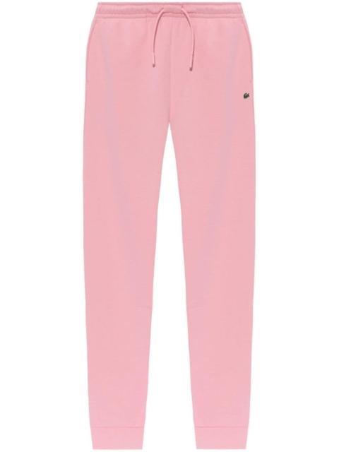 logo-embroidered cotton track pants