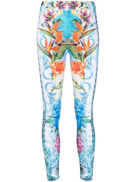 Hawaii graphic-print leggings