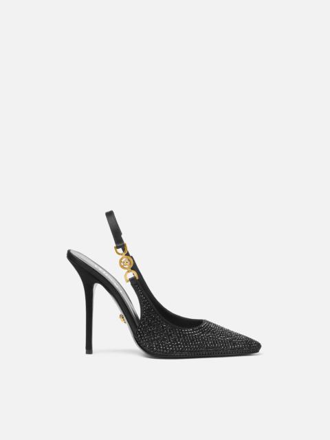 Medusa '95 Crystal Slingback Pumps 110 mm