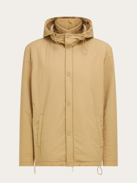 Structured nylon jacket