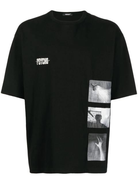 x Psycho graphic-patch T-shirt