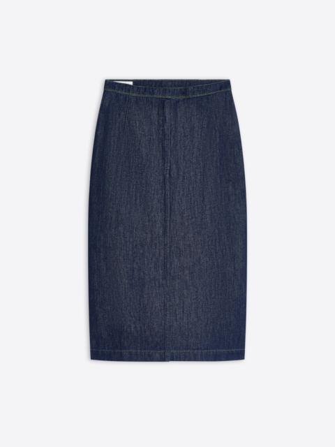 DENIM PENCIL SKIRT