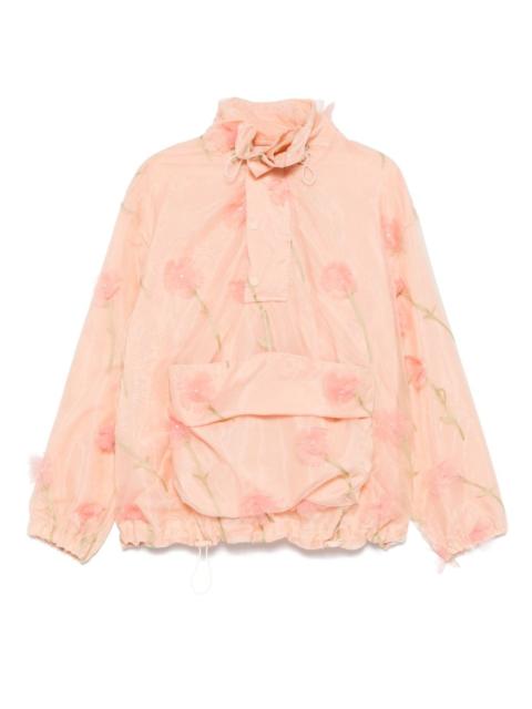 layered cargo flap jacket