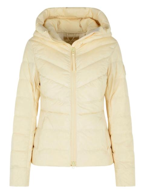 fixed-hood padded jacket