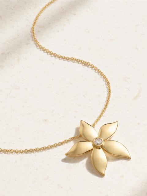 Blossom 18-karat Gold Diamond Necklace