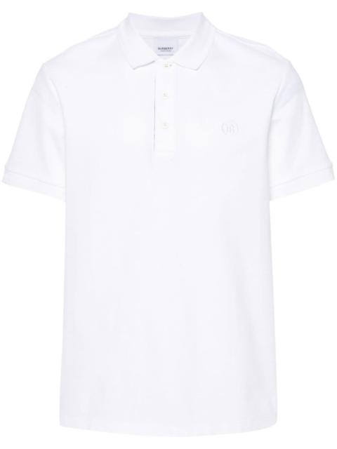 logo-embroidered polo shirt