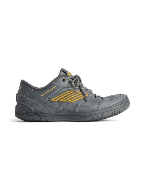 Men's Hamptons Worn-out Sneaker in Grey/yellow