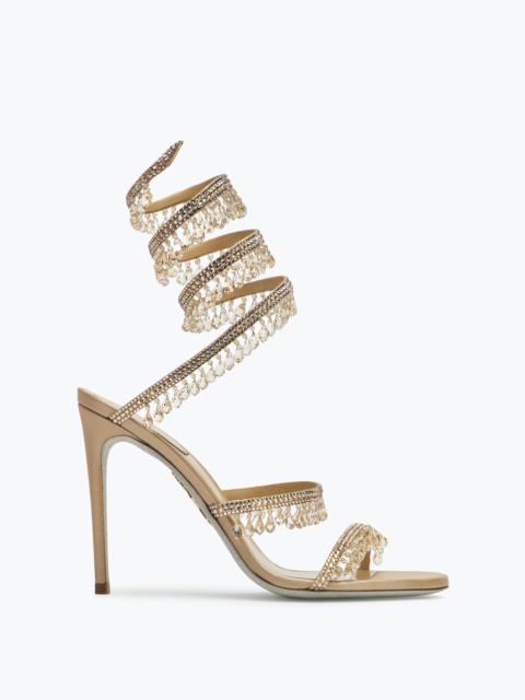 CHANDELIER CRYSTAL BEIGE SANDAL 105