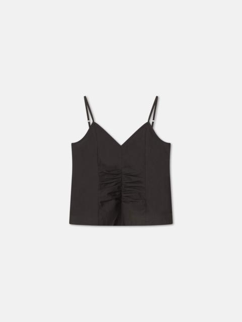 HENNY
Poplin ruched cami top