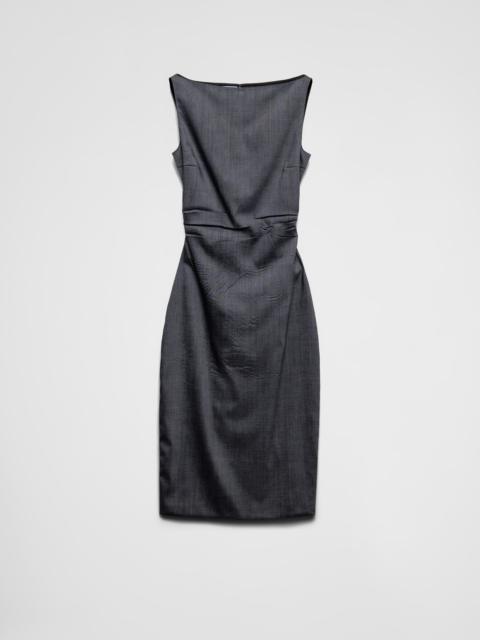 Stretch kid mohair dress