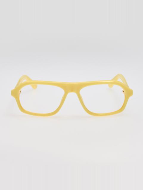 Becane Optical in Yellow Stripe