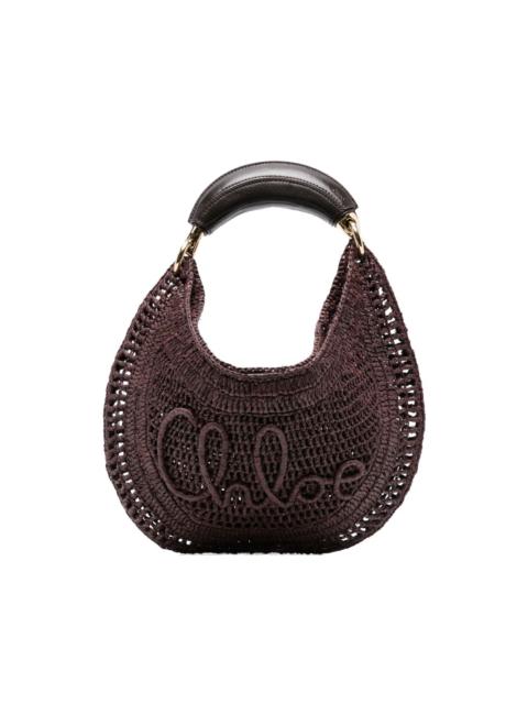 Banana raffia tote bag