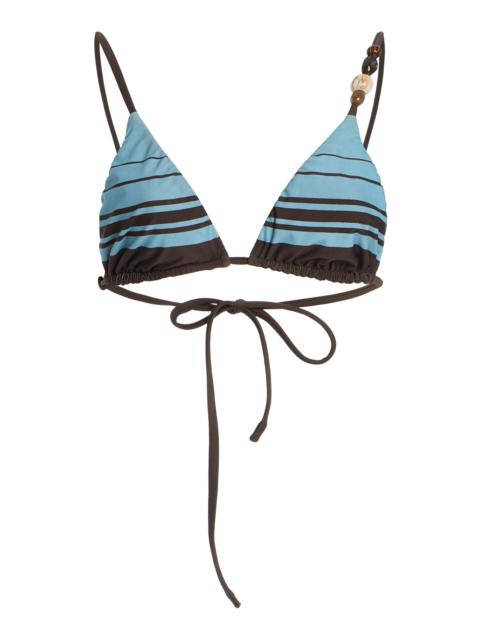 Rioja Triangle-Cup Bikini Top blue