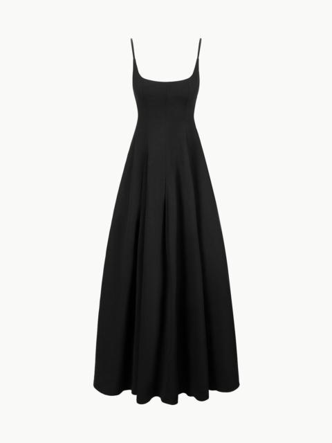 STAUD JOY MAXI DRESS BLACK