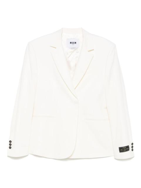 double-breasted blazer