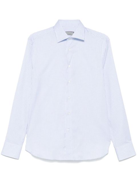 gingham check shirt