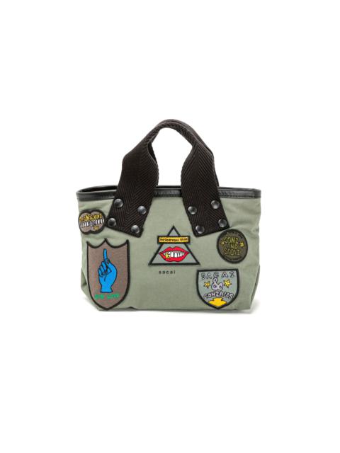 バッグ sacai Gonz Multi Patch Tote Medium sacai sacai Gonz Multi Patch Tote Medium | REVERSIBLE