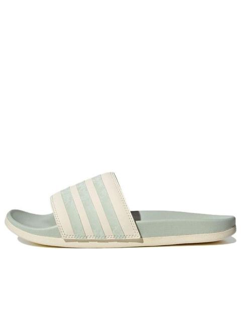 (WMNS) adidas Adilette Comfort Slide 'White Linen Green' H03620