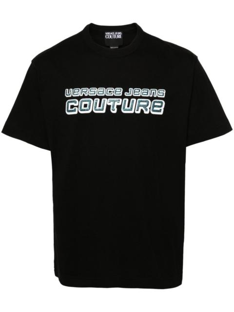 rhinestone-logo T-shirt